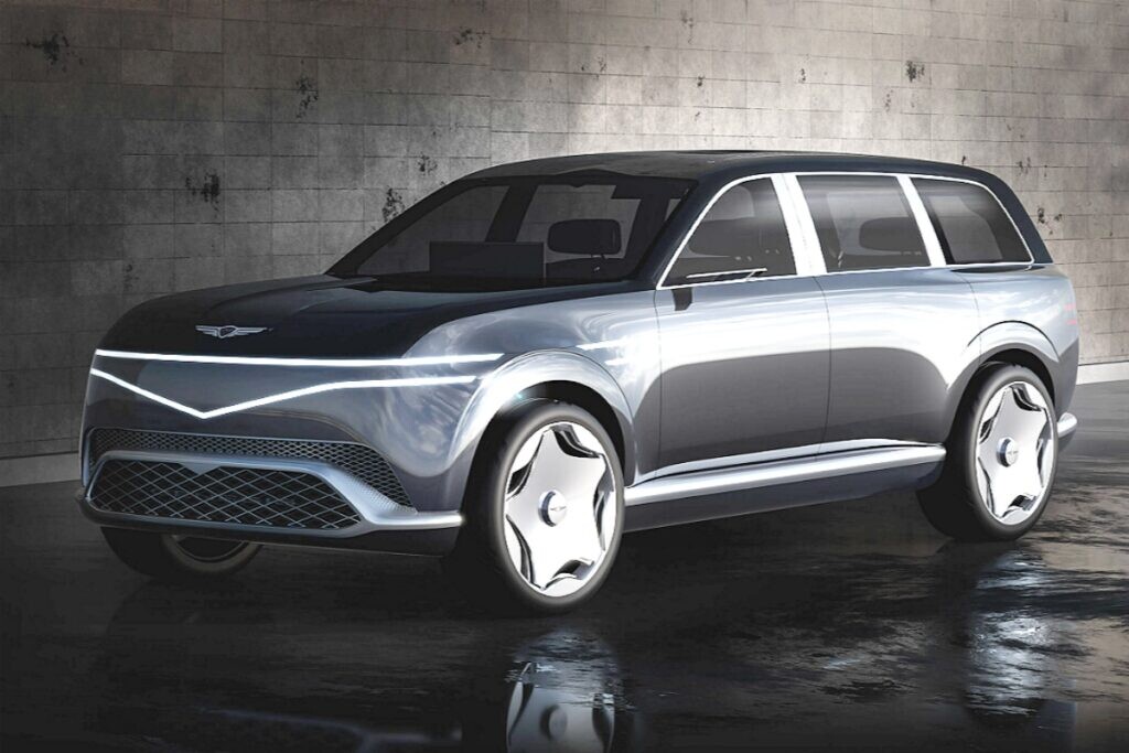 2026년 신차 제네시스 네오룬 측면 모습