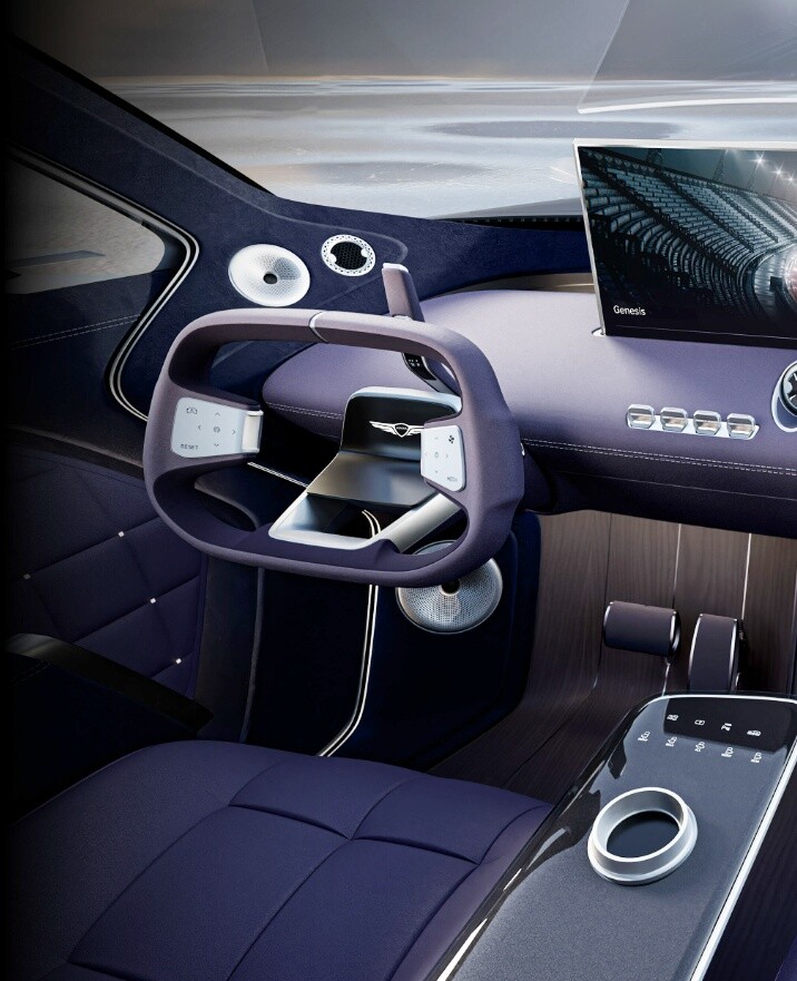 2026년 신차 제네시스 네오룬 실내 디자인