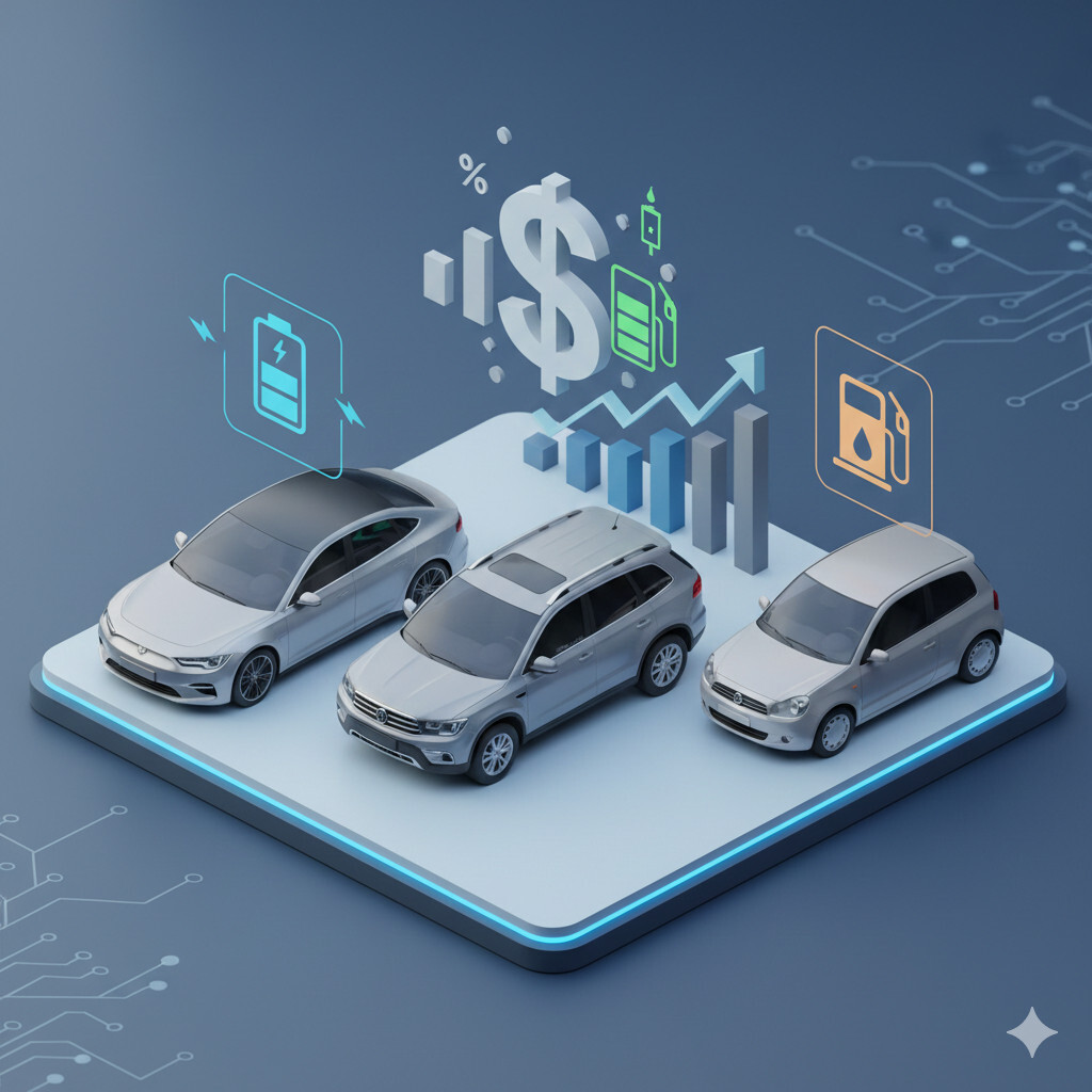 2026 자동차 유지비 비교: 가솔린, 하이브리드, 전기차 유종별 비용 분석 인포그래픽