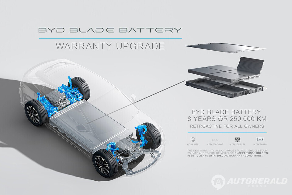 BYD 블레이드 배터리 기술 구조