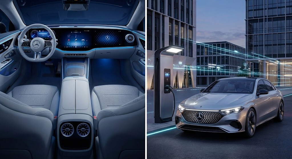 2026 벤츠 신형 EQ 외관 및 충전 기술